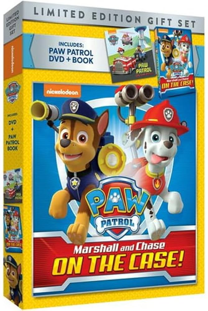 Amazon.com: Paw Patrol: The Ultimate Giftset DVD, Toy & Book